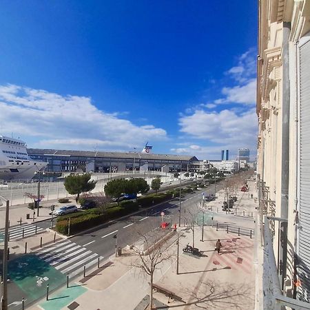 Spacieux Et Lumineux Appartement Vue Mer Joliette Marseille Ngoại thất bức ảnh